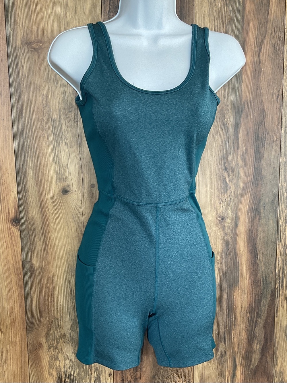 The North Face Dark Teal Tank Romper Active Jumpsuit XS 354B